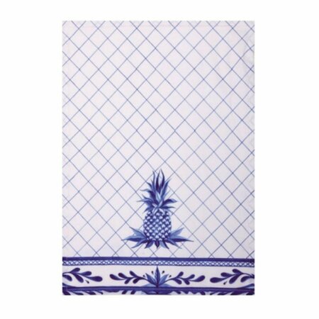 TARIFA 18 x 25 in. Blue Pineapple All Over Kitchen Towel, 4PK TA3121478